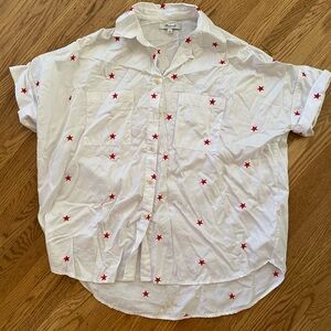 Madewell embroidered button down